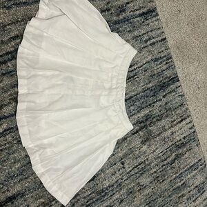 White skirt
